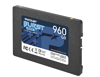 Накопитель SSD SATA .960Gb Patriot Burst Elite (SATA3, 450/320 Мбайт/сек)
