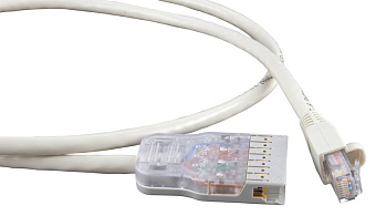 Кабель патч-корд Patch cord 110 тип-RJ45  3м, 4 пары, Hyperline