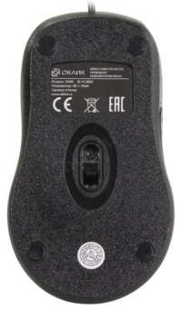 Мышь проводная Оклик 305M черный