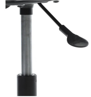 Кресло Бюрократ CH-330M (эко.кожа, без мех. качания, крест. металл, до 120 кг) Светло-розовый