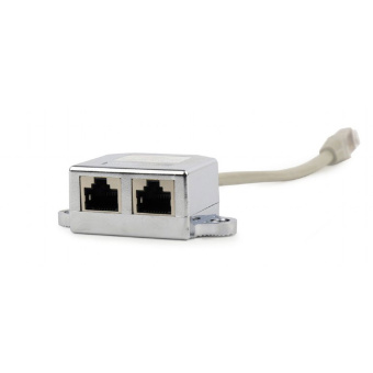 Сетевой разветвитель Cablexpert NCA-SP-02 RJ-45 (FTP*1 порт (разъем) - > 2*FTP порта (розетка)) - для разделения портов