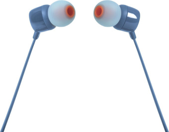 Наушники проводные JBL T110 jack 3.5mm Blue (синий)