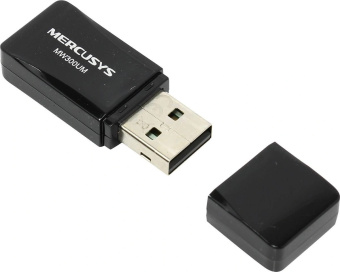 Сетевая карта USB2.0 Mercusys MW300UM N300 (802.11n, до 300Mbps, 2.4GHz)