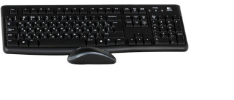 Комплект проводной (клавиатура+мышь) Logitech MK120 Desktop USB черный