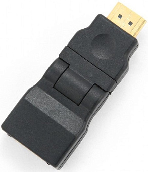 Кабель-переходник HDMI (f) < - > HDMI (m) Cablexpert (вращающийся на 180°)