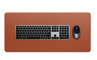 Коврик для мыши Satechi Vegan-Leather Premium Desk Mat коричневый