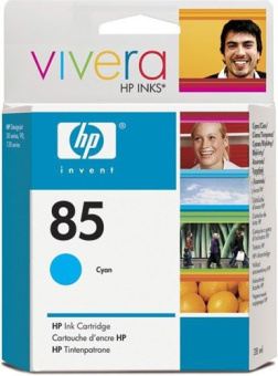 Картридж струйный HP 85 (C9425A) для HP Designjet 30/90/130, голубой