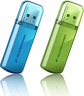 Флешка .32Gb Silicon Power Helios 101 USB зеленый