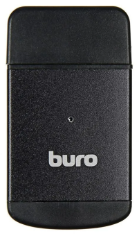 Внешний картридер USB2.0 Buro BU-CR-3103 miniSD/SD, черный