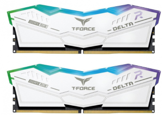 Модуль памяти DDR5 32Gb 6600MHz TEAMGROUP T-Force Delta RGB White (Kit of 2)
