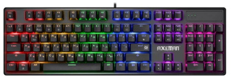 Клавиатура проводная Defender Axeman GK-302 RGB черный