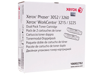 Картридж лазерный XEROX 106R02782 для Phaser 3052/3260, WC 3215/3225, 6000 стр, черный