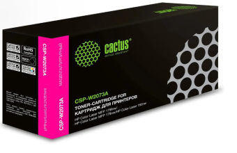 Картридж лазерный Cactus CSP-W2073 117A для HP Color Laser 150a/150nw/178nw MFP пурпурный