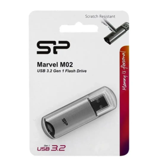 Флешка 16Gb Silicon Power Marvel M02 Silver Edition