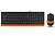 Комплект проводной (клавиатура+мышь) A4Tech Fstyler F1010 Black-Orange