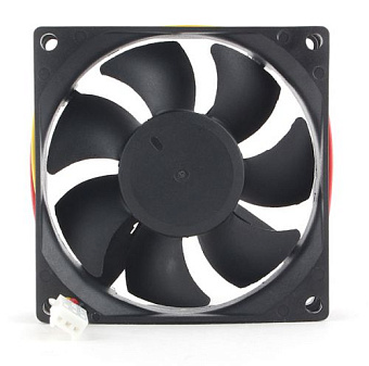 Вентилятор для корпуса 80mm Gembird D8025HM-3 (3-pin, 80x80x25мм, 30дБ, 3000об/мин, подшипник)