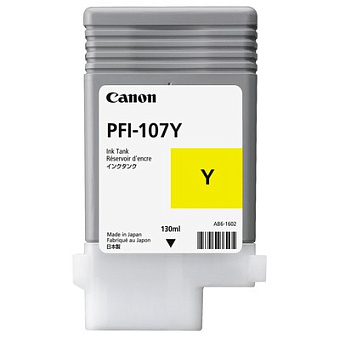 Картридж струйный Canon PFI-107Y для IPF 680/685/780/785, желтый