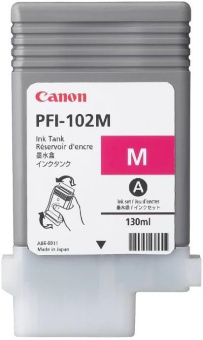 Картридж струйный Canon PFI-102M для IPF 500/600/700, пурпурный