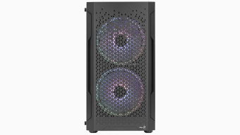 Корпус Aerocool Trinity Mini-G-BK-v2 (MidiTower, 2*USB3.0, 1*USB2.0, mATX, без БП) Black