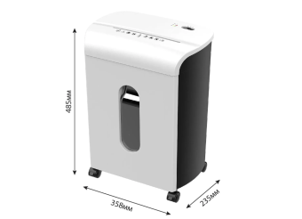 Уничтожитель бумаги Cactus CS-SH-K4 секр.P-4, фрагменты 12лист. 17лтр.