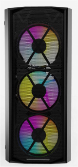 Корпус Powercase Rhombus X3 Mesh ATX Bllack