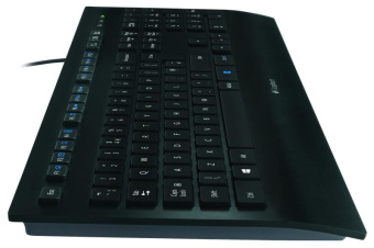 Клавиатура проводная Logitech K280E черный