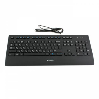 Клавиатура проводная Logitech K280E черный