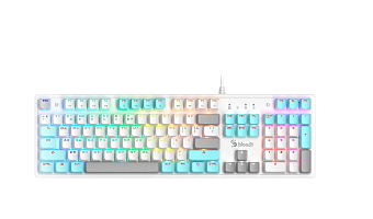 Клавиатура проводная A4Tech Bloody S510R White