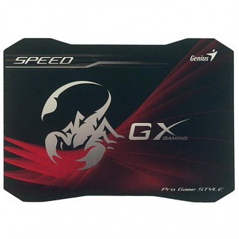 Коврик для мыши Genius G-WMP 100M с подставкой для запяcтья, черный