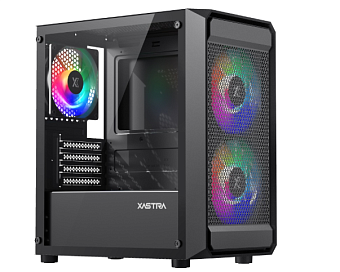 Корпус XASTRA A303M FRGB mATX чёрный