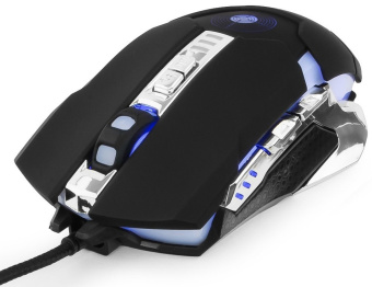 Мышь проводная Gembird MG-530 Gaming 3200dpi Подсветка USB Black