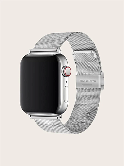 Ремешок Gurdini Milanese Loop Apple Watch 38/40/41mm Gray (серый)