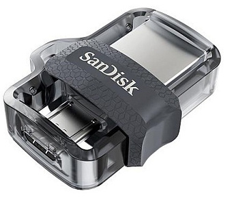 Флешка 128Gb SanDisk Ultra Android Dual Drive OTG USB3.0