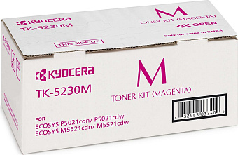 Картридж лазерный Kyocera TK-5230M для P5021cnd/M5521cdw, пурпурный