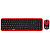 Комплект беспроводной (клавиатура+мышь) Smartbuy 620382AG Wireless черный-Red