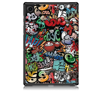 Чехол для планшета Samsung Galaxy Tab A8 10.5" - IT Baggage ITSSA8105-11, черный с рисунком