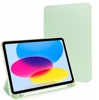 Чехол для планшета Apple iPad 11" 2025 - Gurdini Milano Series, фисташковый