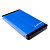 Внешний контейнер USB3.0 -> SATA 2.5", Gembird EE2-U3S-2-B, алюминий, синий