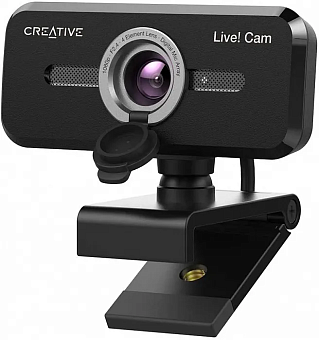 Веб-камера Creative Live! Cam SYNC 1080P V2 (2MP, 30 кадр/сек, 77°, двойной микрофон, крышка для объ