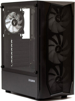 Корпус Zalman N4 (MidiTower, 2*USB2.0, 1*USB3.0, ATX, без БП) чёрный
