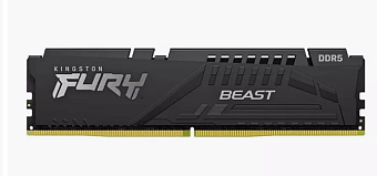 Модуль памяти DDR5 16Gb 5600MHz Kingston Fury Beast Black RGB Black CL40