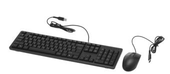 Комплект проводной (клавиатура+мышь) A4Tech KR-3330S черный