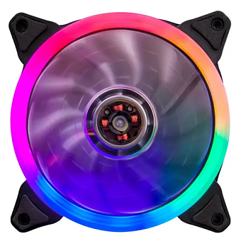 Вентилятор для корпуса 120mm 1STPLAYER R1 3-Pin, 1000 об/мин, FRGB, Black