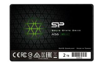 Накопитель SSD SATA 2Tb Silicon Power Ace A56 (TLC, 500/450 Мбайт/сек)