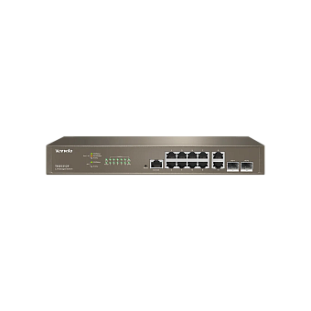 Коммутатор 10 port Tenda TEG5312F 1000 Мбит/с 2*SFP