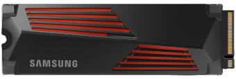 Накопитель SSD M.2 1Tb Samsung 990 PRO (PCI-E 4.0 x4, 7450/6900 Мбайт/сек, с радиатором)