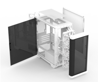 Корпус Zalman M4 FRGB mATX белый