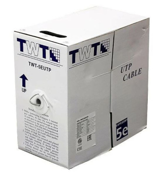 Кабель витая пара внутренний 4 пары UTP кат.5e (305м) медный Lanmaster