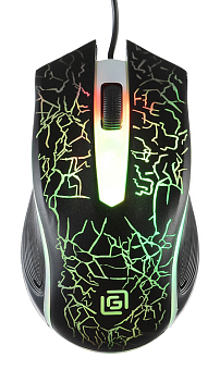 Мышь проводная Оклик 395M SHADOW черный