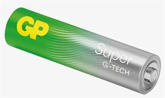 Элемент питания AA, 1.5V,  1шт, GP G-TECH Super LR6/AA BL5 отрывная лента